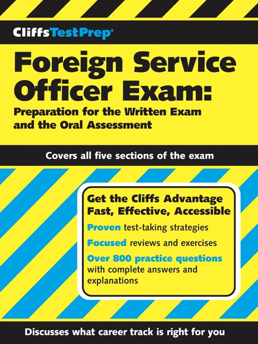 Title details for CliffsTestPrep Foreign Service Officer Exam by American BookWorks Corporation - Available